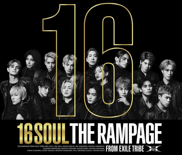 【オリジナル特典】THE RAMPAGE from EXILE TRIBE／16SOUL＜3CD+DVD＞（LIVE 盤)［Z-14999］20240214