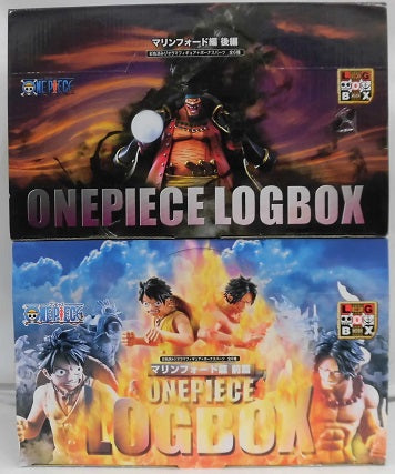 【中古】【2BOXセット】【未開封品】ONEPIECE LOGBOX マリンフォード篇 前篇 BOX　【未開封品】ONEPIECE LOGBOX  マリンフォード篇 後篇 BOX＜フィギュア＞（代引き不可）6355