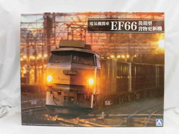 【中古】【未組立品】1/45 電気機関車 EF66 後期型 貨物更新機 「トレインミュージアムOJ No.7」＜プラモデル＞（代引き不可）6355