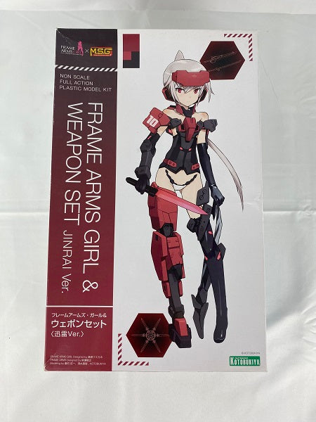 【中古】【未組立品】フレームアームズ・ガール＆ウェポンセット 迅雷Ver. 「フレームアームズ・ガール」  [FG061]＜プラモデル＞（代引き不可）6496