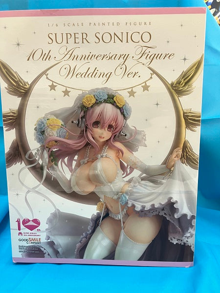 中古】【未開封】すーぱーそに子 10th Anniversary Figure Wedding Ver 