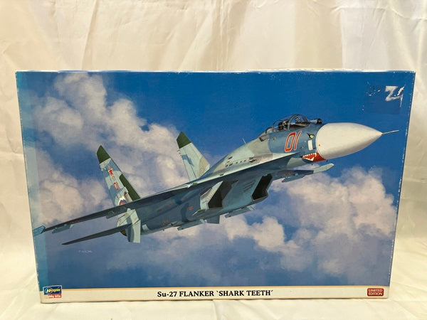 希少　Su-27 フランカー　シャーク　ティース　プラモデル　ハセガワ 希少 Su-27 フランカー シャーク ティース プラモデル ハセガワ