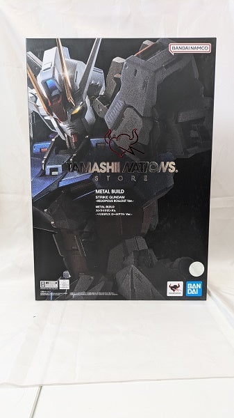 中古】【開封品】METAL BUILD ストライクガンダム -ヘリオポリス ロールアウト Ver. - 「機動戦士ガンダムSEED」＜フィ