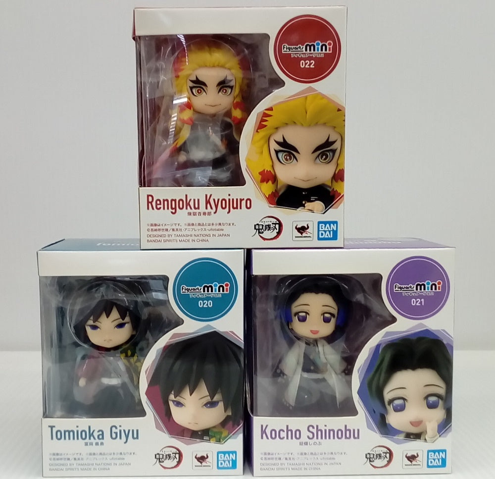 ［新品未開封］フィギュアセット：胡蝶しのぶ・冨岡義勇・カナヲ 鬼滅の刃 フィギュアセット4点 胡蝶しのぶ 栗花落カナヲ 冨岡義勇