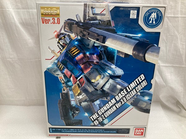 【中古】【機動戦士ガンダム】【未組立】【外箱に傷み有】1/100 MG RX-78-2 ガンダムVer.3.0  クリアカラー＜フィギュア＞（代引き不可）6520