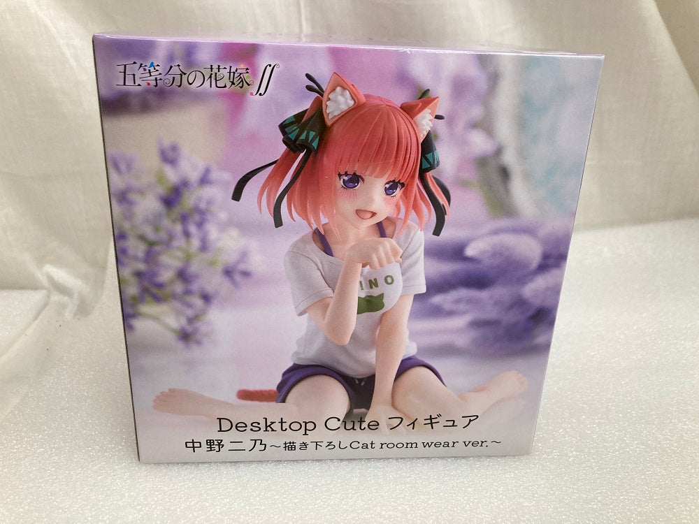 【中古】【未開封】中野二乃 「五等分の花嫁∬」 Desktop Cute フィギュア 中野二乃?描き下ろしCat room wear  ver.?＜フィギュア＞（代引き不可）6520