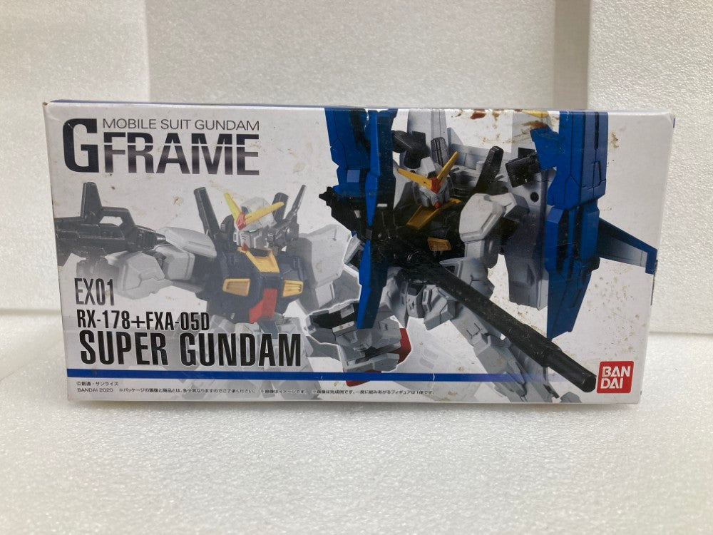 中古未開封機動戦士ガンダム Gフレーム EX01 スーパーガンダム