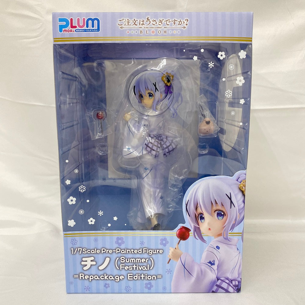 【中古】【未開封】チノ(Summer Festival) =Repackage Edition= 「ご注文はうさぎですか? BLOOM」 1/7  PVC製塗装済み完成品＜フィギュア＞（代引き不可）6541