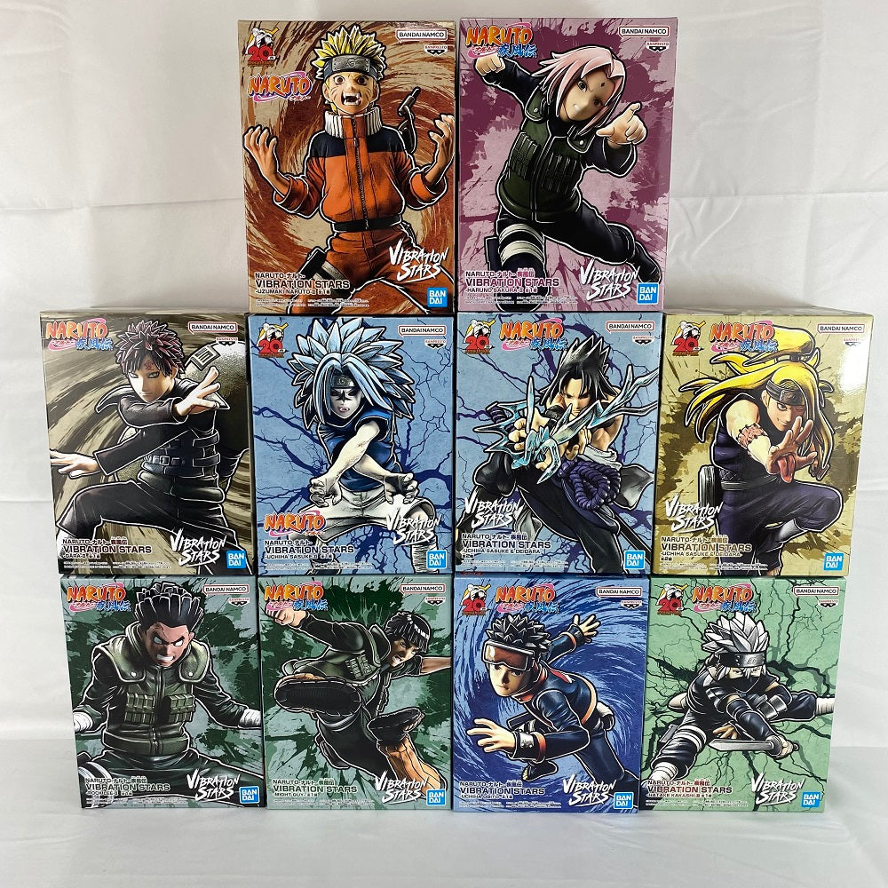 【中古】【未開封】【セット】「NARUTO-ナルト-」 VIBRATION STARS　フィギュア 10体＜フィギュア＞（代引き不可）6541