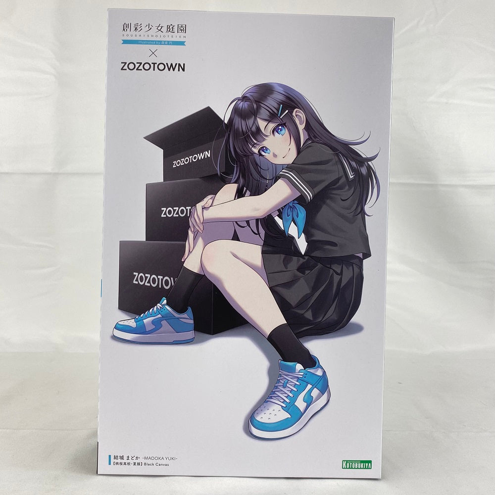 【中古】【未組立】1/10 結城まどか 桃桜高校・夏服 Black Canvas 「創彩少女庭園」 ZOZOTOWN限定  [JK027]＜プラモデル＞（代引き不可）6541