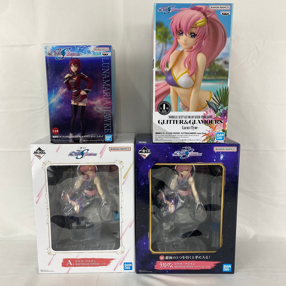 【中古】【未開封】【セット】「機動戦士ガンダムSEED FREEDOM」ルナマリア・ホーク、ラクス・クライン  フィギュア4種セット＜フィギュア＞（代引き不可）6541