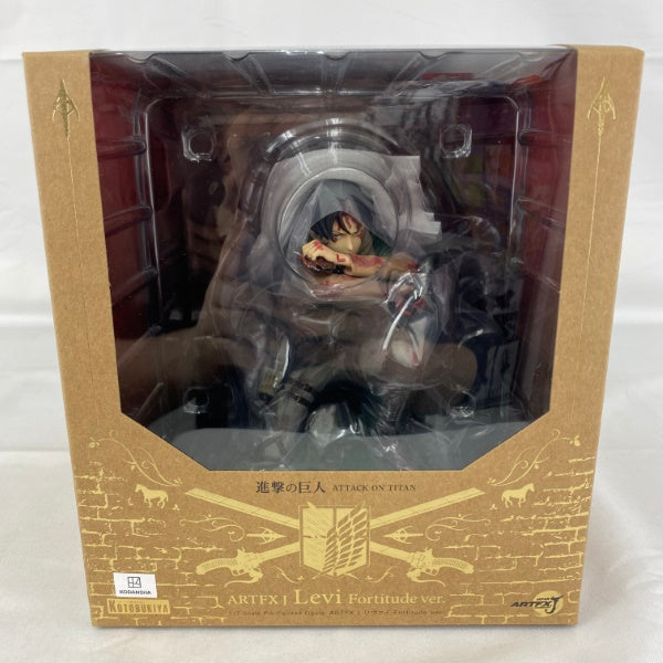 【中古】【未開封】「進撃の巨人」1/7スケール塗装済完成品フィギュア ARTFX J リヴァイ Fortitude  ver.＜フィギュア＞（代引き不可）6541