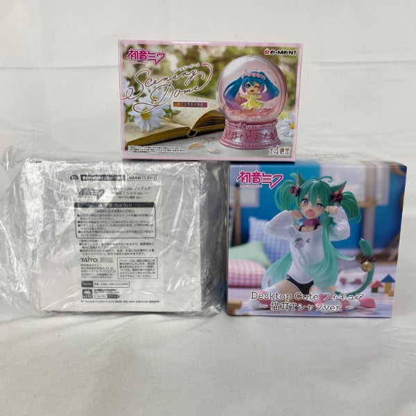 中古】【未開封】【セット】初音ミク フィギュア 3点セット