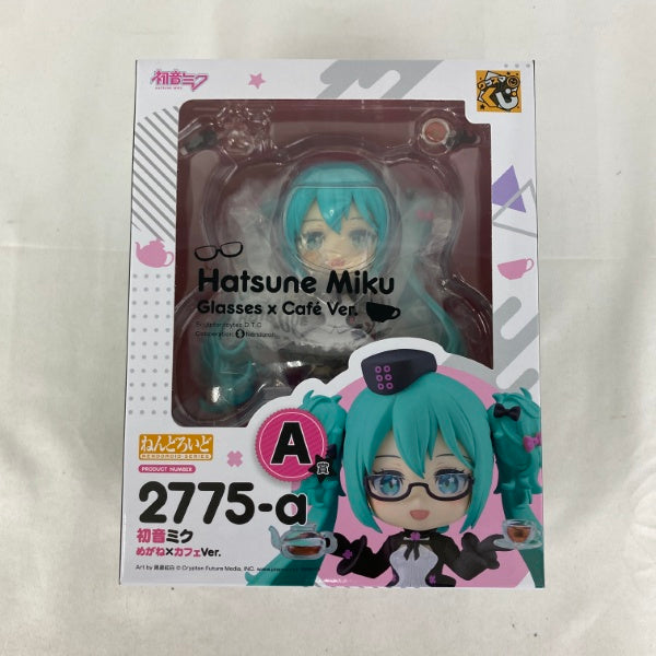 中古】【未開封】ねんどろいど 初音ミク めがね×カフェVer. 「グッスマ