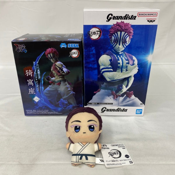 【新品・未開封】鬼滅の刃 フィギュアセット　まとめ売り 童磨　胡蝶しのぶ　猗窩座 まとめ売り 鬼滅の刃 プライズフィギュア 16点セット 胡蝶しのぶ 童磨