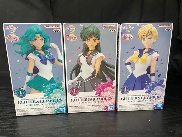 中古】【未開封】【セット】「劇場版 美少女戦士セーラームーンEternal」 GLITTER＆GLAMOURS ３種セット＜フィギュア＞（