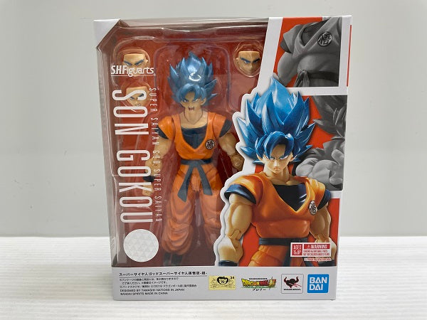 中古】【開封品】S.H.Figuarts スーパーサイヤ人ゴッドスーパーサイヤ人孫悟空-超-＜フィギュア＞（代引き