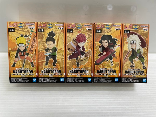 NARUTO TOP99 フィギュア 5体セット 日本 未開封 WCF 中古】【未開封】WCF NARUTO-ナルト- NARUTOP99 vol.1 5種セット