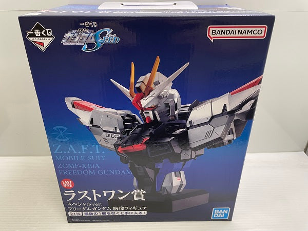 【中古】【未開封】フリーダムガンダム 「一番くじ 機動戦士ガンダムSEED」 ラストワン賞 胸像フィギュア  スペシャルver.＜フィギュア＞（代引き不可）6546