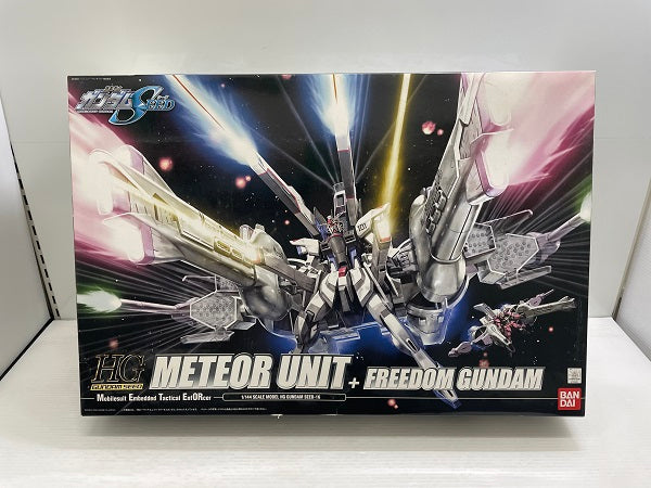 【中古】【未組立】1/144 HG ミーティアユニット + フリーダムガンダム 「機動戦士ガンダムSEED」  [0125301]＜プラモデル＞（代引き不可）6546