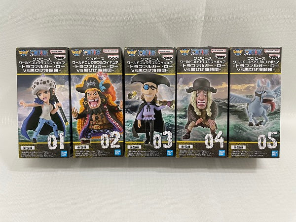 中古】【未開封】【セット】WCF ワンピース -VS黒ひげ海賊団- 5