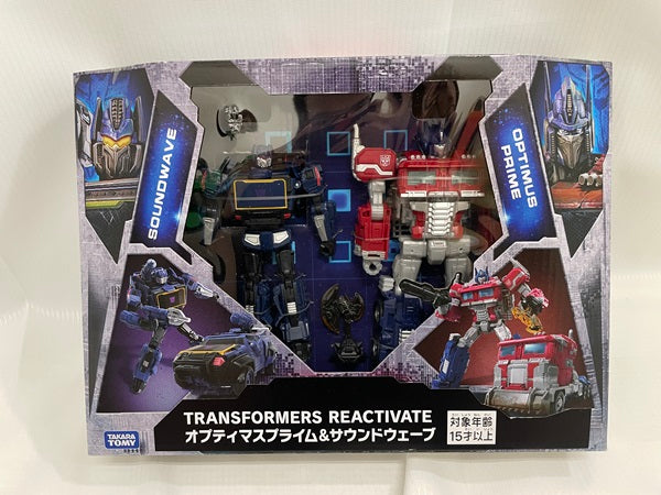 【中古】【未開封】オプティマスプライム＆サウンドウェーブ 「トランスフォーマー REACTIVATE」  タカラトミーモール限定＜フィギュア＞（代引き不可）6546