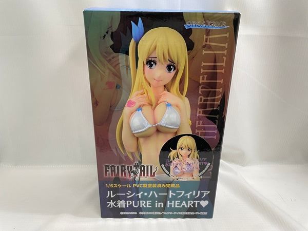 【中古】【開封品】FAIRY TAIL ルーシィ・ハートフィリア 水着PURE in HEART ver.Twin tail 1/6  完成品フィギュア＜フィギュア＞（代引き不可）6546