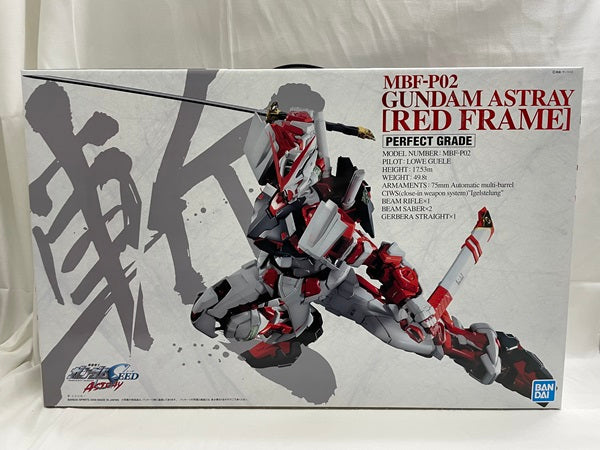 【中古】【未組立】1/60 PG MBF-P02 ガンダムアストレイ レッドフレーム 「機動戦士ガンダムSEED  ASTRAY」＜プラモデル＞（代引き不可）6546