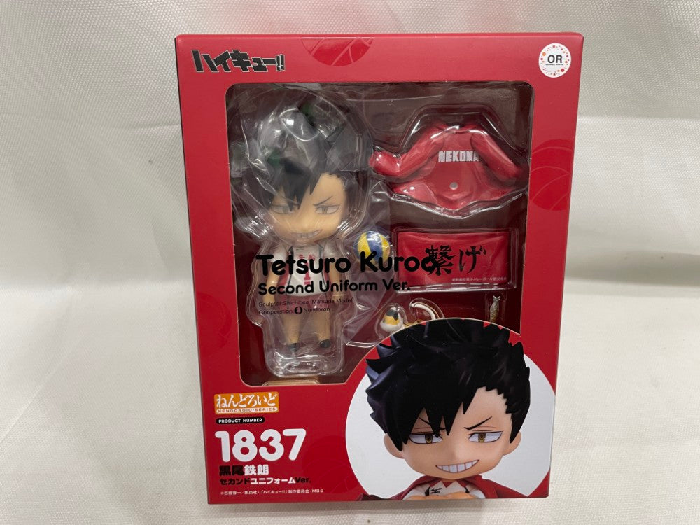 中古】【未開封】ねんどろいど 黒尾鉄朗 セカンドユニフォームVer