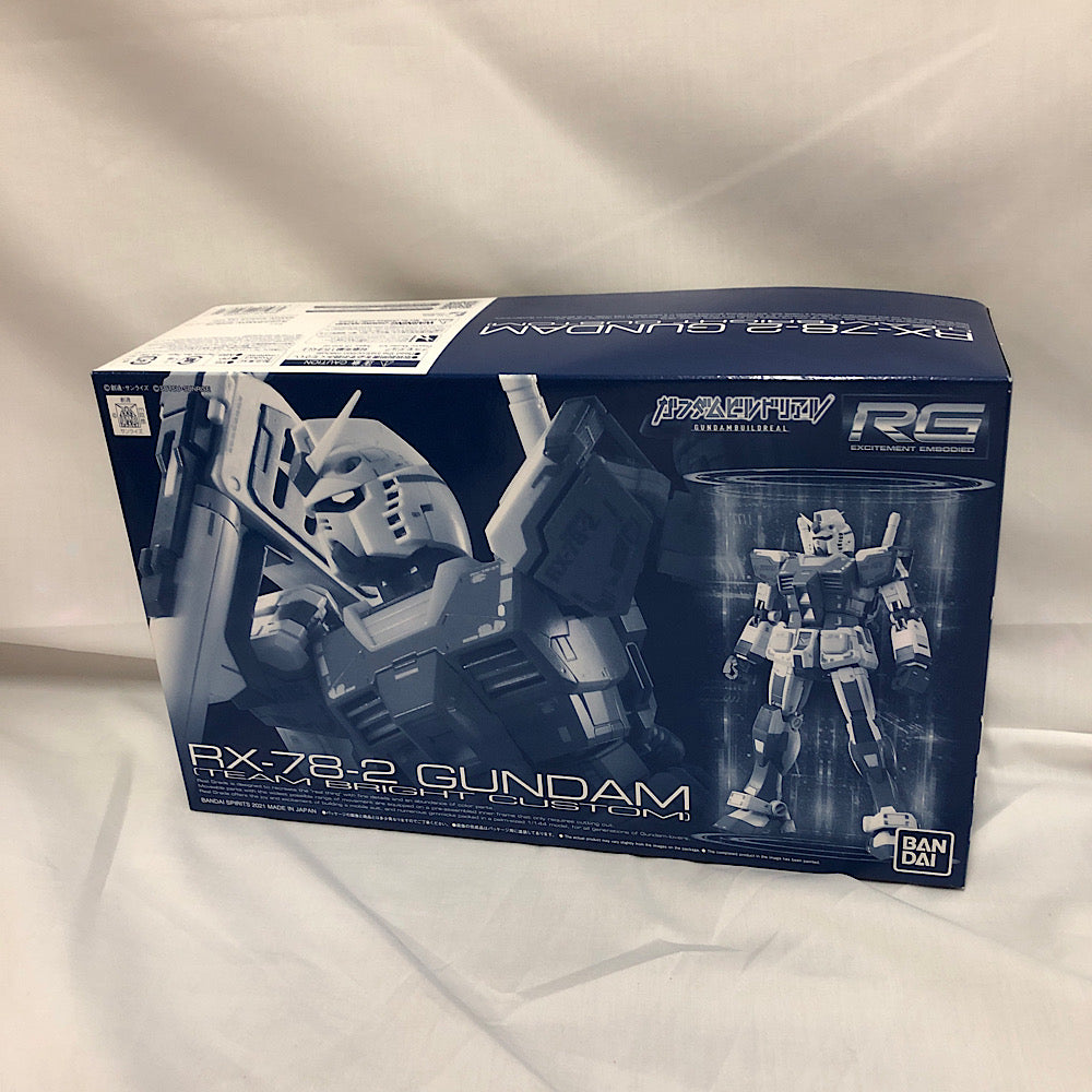 【中古】【未組立】1/144 RG RX-78-2 ガンダム チームブライトカスタム 「ガンダムビルドリアル」 プレミアムバンダイ限定  [5062187]＜プラモデル＞（代引き不可）6552