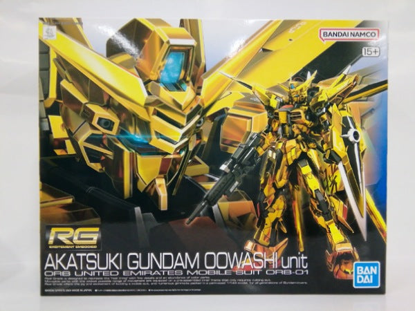 中古】【未組立】1/144 RG ORB-01 アカツキガンダム(オオワシ装備