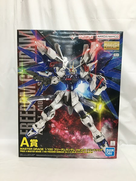 【中古】【未組立】1/100 MG フリーダムガンダム Ver.2.0 ソリッドクリア 「一番くじ 機動戦士ガンダム ガンプラ 2023」 A賞  [2682512]＜プラモデル＞（代引き不可）6558