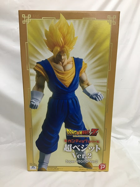 中古】【開封品】超ベジット(Ver.2) 「ドラゴンボールZ」 ギガンティックシリーズ 塗装済み完成品 少年リック＆プレミアムバンダイ限定