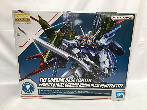 中古】【未組立】1/100 MG パーフェクトストライクガンダム グランドスラム装備型 「機動戦士ガンダムSEED」 ガンダムベース限定[