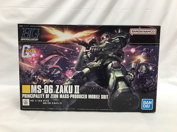 【中古】【未組立】1/144 HGUC MS-06 ザクII 「機動戦士ガンダム」＜プラモデル＞（代引き不可）6558