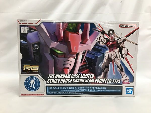 中古】【未組立】1/144 RG MBF-02 ストライクルージュ グランドスラム装備型 「機動戦士ガンダムSEED」 ガンダムベース限定