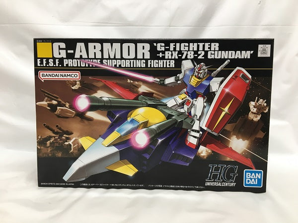 【中古】【未組立】1/144 HGUC Gアーマー(G-ファイター+RX-78-2 ガンダム) 「機動戦士ガンダム」  シリーズNo.050＜プラモデル＞（代引き不可）6558