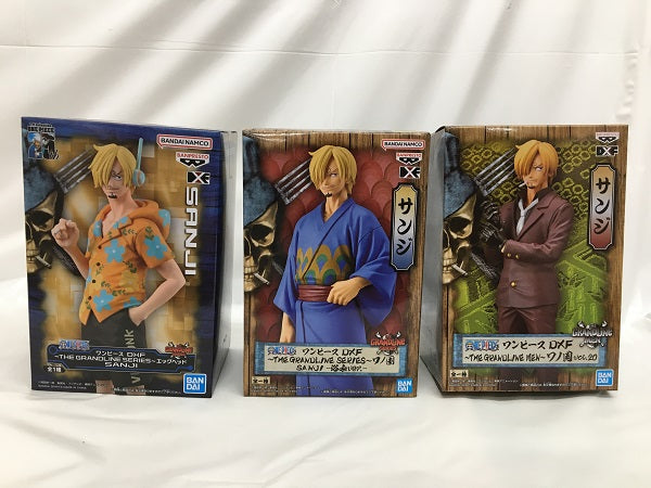 中古】【未開封】【3点セット】フィギュア サンジ 「ワンピース」 DXF 
