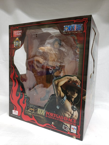 中古】【未開封】P.O.P DX ポートガス・D・エース 10th LIMITED Ver