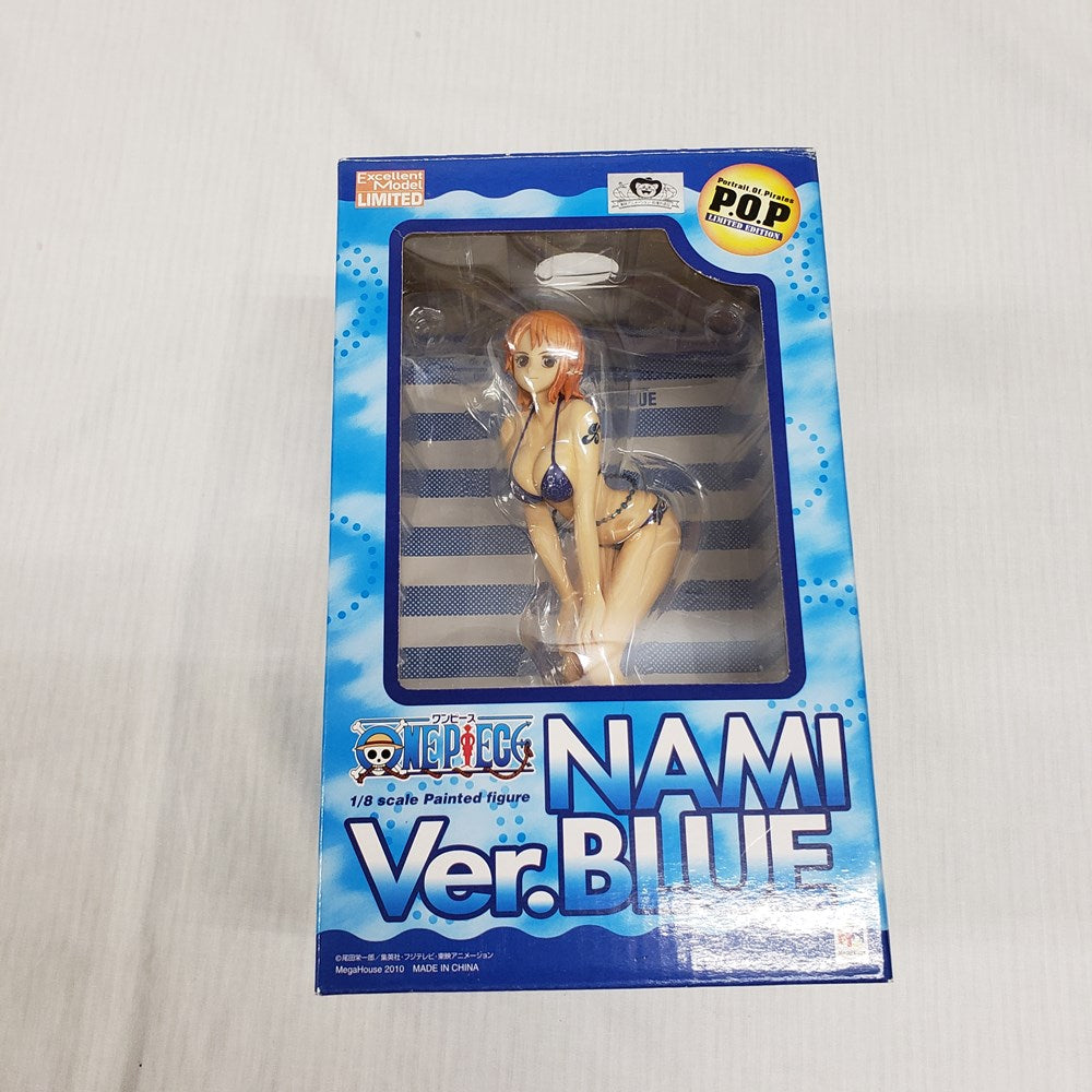 ワンピース ナミ Ver.BLUE 1/8スケール 中古】【開封品】ナミVer.BLUE 「ワンピース」 エクセレントモデル