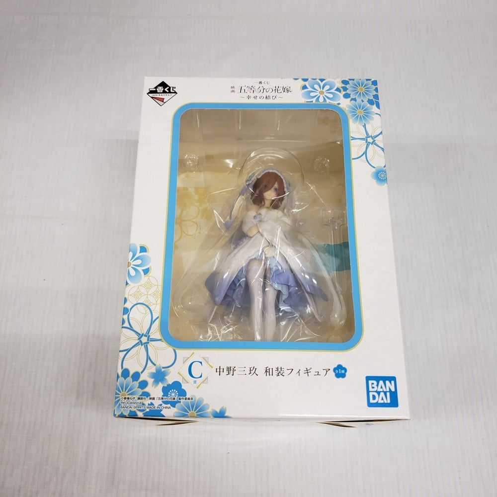 中古】【未開封】中野三玖 和装 「一番くじ 映画 五等分の花嫁