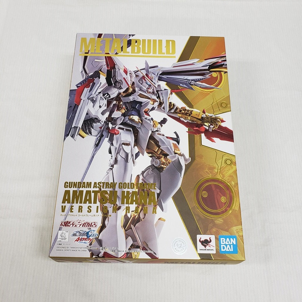 【開封済】 l build ガンダムアストレイ　ゴールドフレーム天ハナ METAL BUILD Gundam Astray Gold Frame Amatsu Hana Version