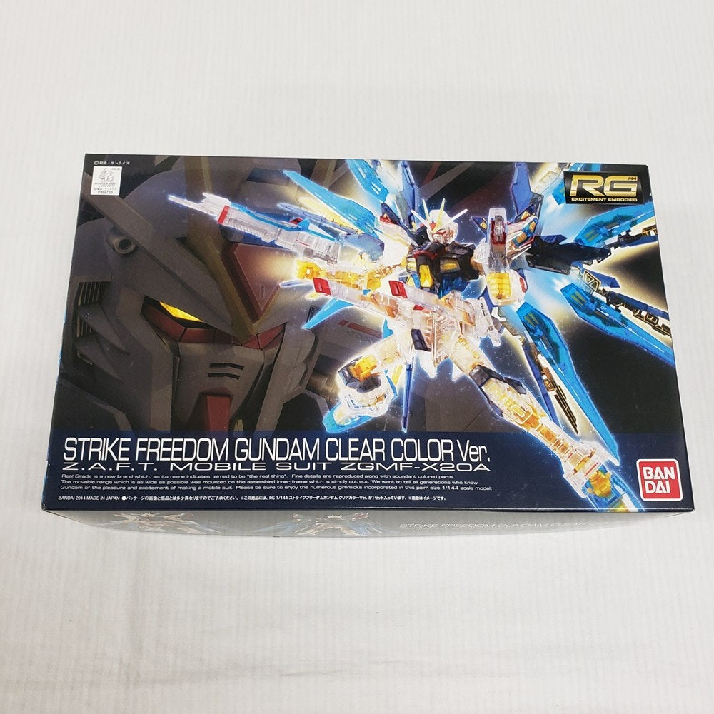 ストライクフリーダムガンダム　2種　クリア版素組組立品 中古】【未組立】1/144 RG ZGMF-X20A ストライクフリーダムガンダム