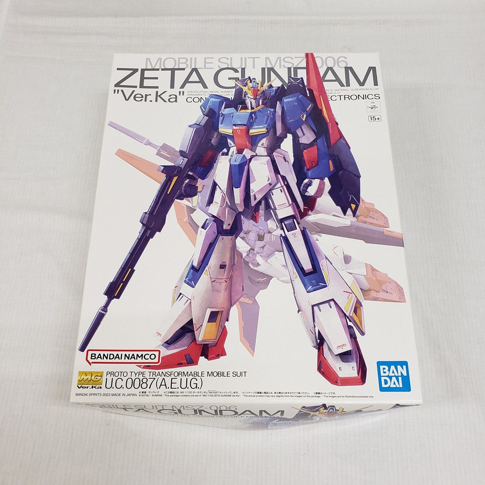 中古】【未組立】1/100 MG MSZ-006 ゼータガンダム Ver.Ka 「機動戦士Z