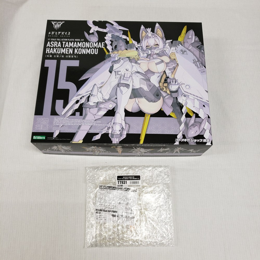 中古】【未組立】【特典付】1/1 朱羅 玉藻ノ前 白面金毛 「メガミ