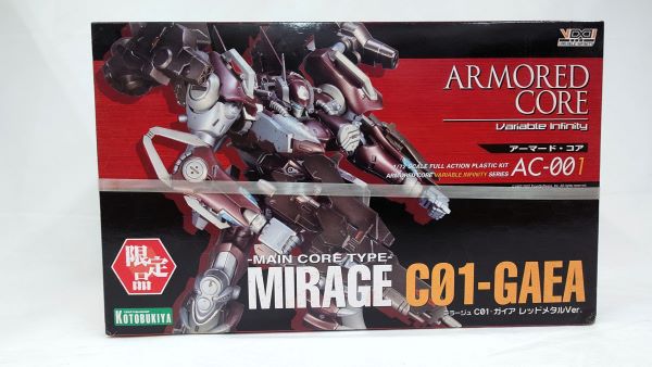 【中古】【未組立】1/72 MAIN CORE TYPE ミラージュ C01-ガイア レッドメタルVer. 「アーマード・コア」  ヴァリアブルインフィニティシリーズ ＜プラモデル＞（代引き不可）6573