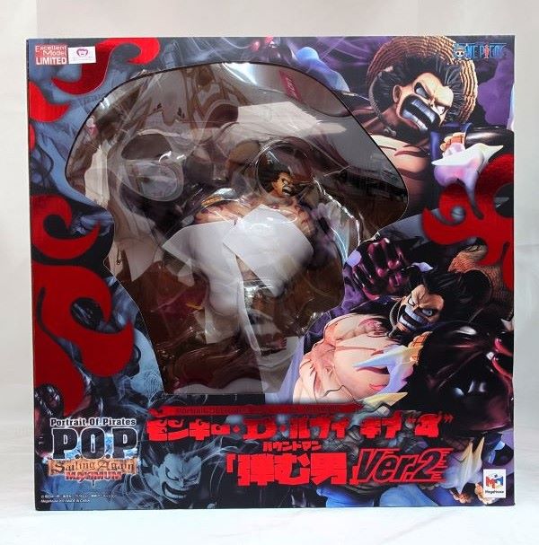 中古】【未開封】モンキー・D・ルフィ ギア4 弾む男 Ver.2 Portrait.Of.Pirates ワンピースSA-MAXIMUM＜