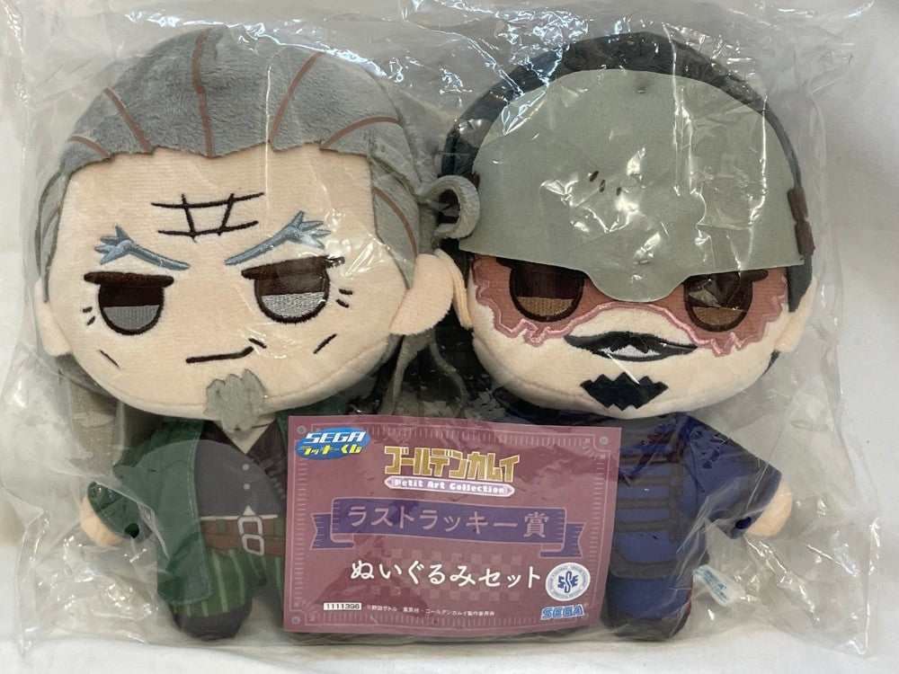 ゴールデンカムイ　鶴見　月島　宇佐美　セガラッキーくじ　ぬいぐるみ 3点セット ゴールデンカムイ鶴見月島宇佐美セガラッキーくじぬいぐるみ 3点セット