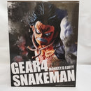 【中古】【未開封】ルフィ ギア4-スネイクマン-(ラストワンver.) 「一番くじ ワンピース バトルメモリーズ 」 ラストワン賞<フィギュア>(代引き不可)6573