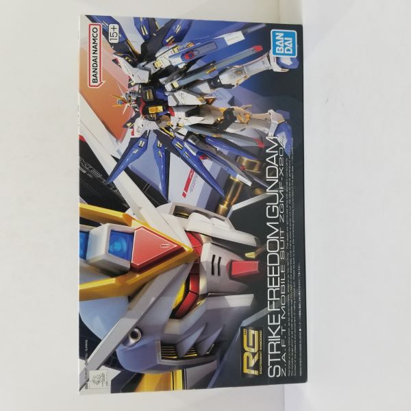 中古】【未組立】ストライクフリーダムガンダム プラモデル『機動戦士ガンダム リアルグレード 1/144スケールモデル』＜プラモデル＞（代引